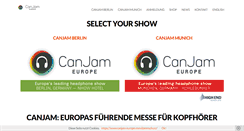 Desktop Screenshot of canjam-europe.com