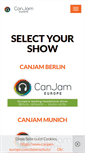 Mobile Screenshot of canjam-europe.com